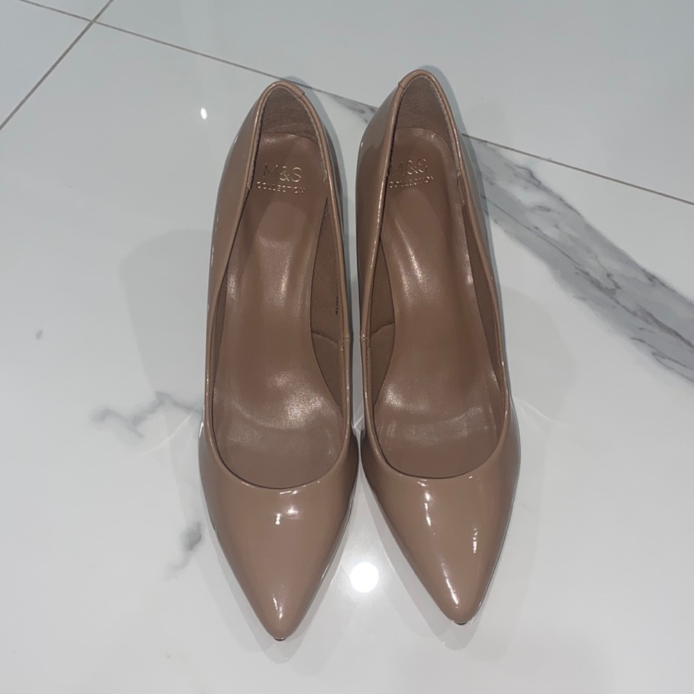 M&S collection nude heels